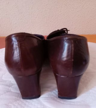 Zapatos piel mujer marrón
