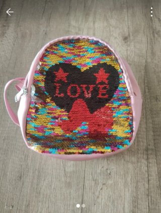 Zainetto bambina con paillettes