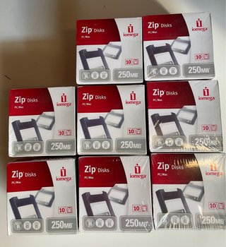Pack 10 Discos Zip Iomega 250MB