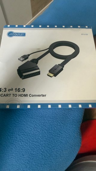 Adaptador SCART a HDMI con USB