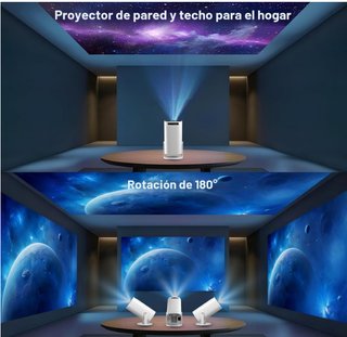 Proyector Portátil 4K Blanco