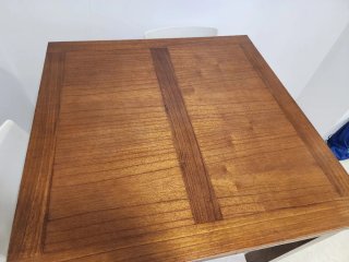 Mesa de comedor de madera Mindi