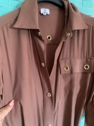 Abito lungo marrone donna