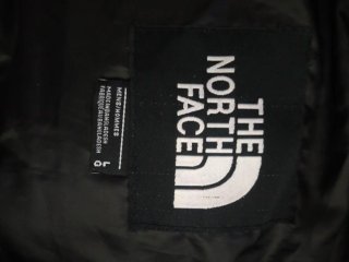 Piumino The North Face bianco e nero