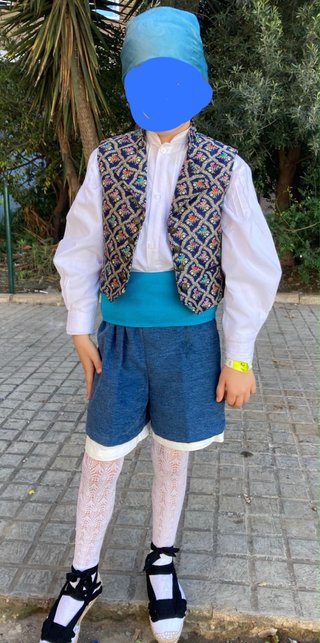 Chaleco fallero niño 8 años talla S
