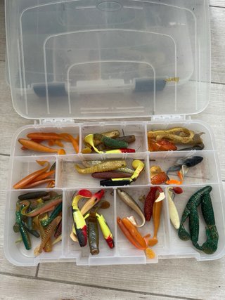 Cajón de pesca multiusos Señuelos Plástico