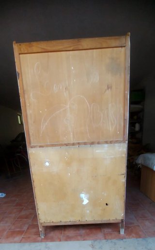 Armadio/Mobile Cappottiera Legno da restaurare