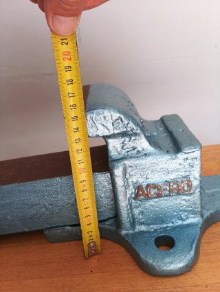 Tornillo de banco ACERO 100mm Profesional