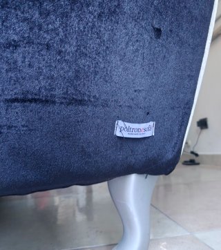 Divano Poltronesofà in velluto nero
