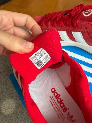 Adidas Campus Rojas Talla 38