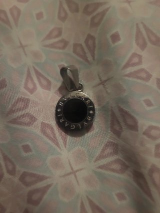 Colgante Bulgari Acero Onix