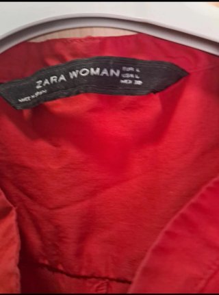 Blusa Zara Roja Talla M