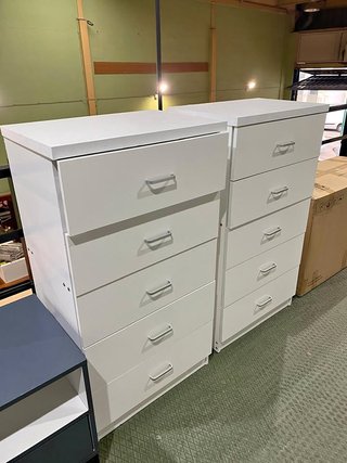 Cómodas cajoneras blancas nuevas