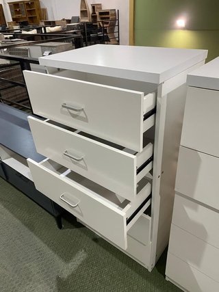 Cómodas cajoneras blancas nuevas