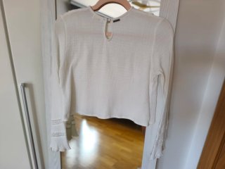 Blusa Romántica Billabong Lino Bordados