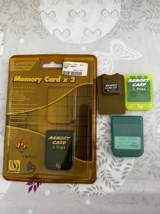 Tarjetas de Memoria PS One Netac x2