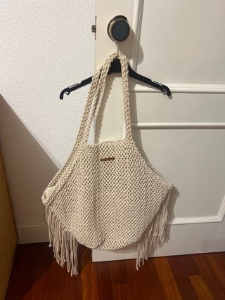 Bolso de Macramé Beige Calcedonia