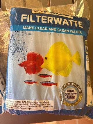 filtro/canutillos cerámicos y pecera enfermeria