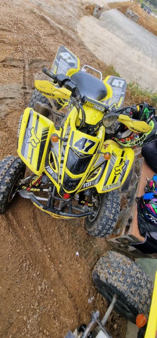 Suzuki LT-Z400 Quad Motocross Amarillo