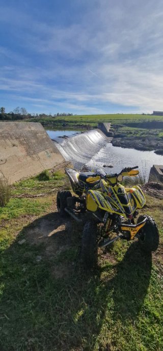 Suzuki LT-Z400 Quad Motocross Amarillo