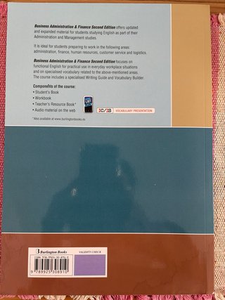 Business Administration Finance Students Book