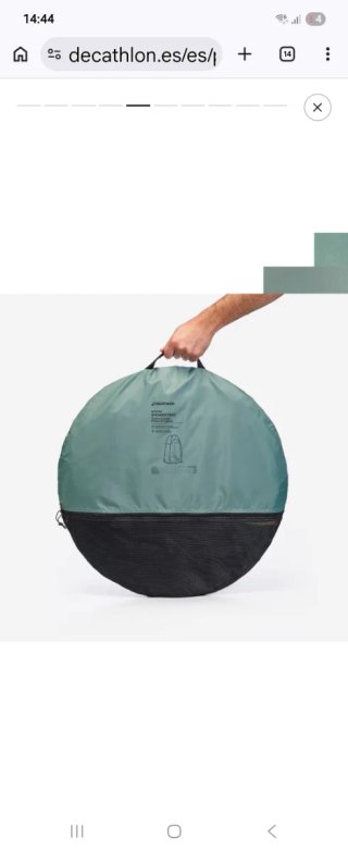 Cabina Ducha Camping Instantánea Decathlon