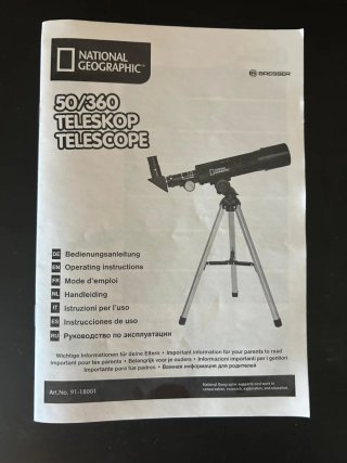 Telescopio y Microscopio National Geographic