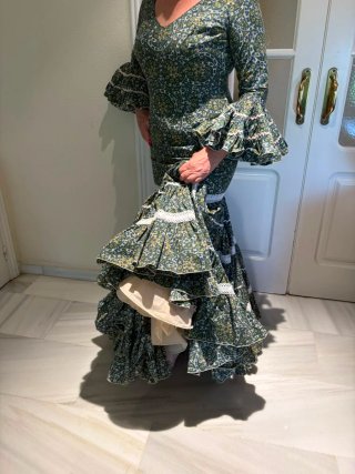 Vestido Flamenca Verde