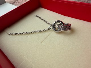 Collar Guess Doble Aro Acero Quirúrgico ORIGINAL