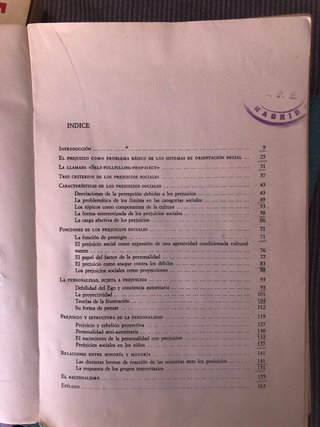 Los prejuicios sociales