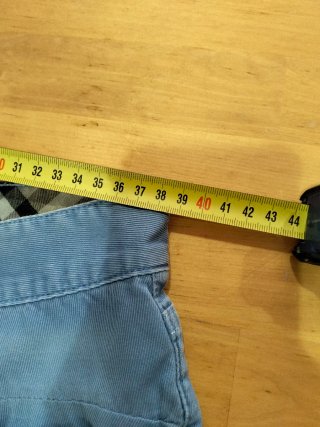 Pantalón corto Burberry azul hombre Vintage