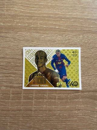 Carta Extra Sticker ORO Lamine Yamal
