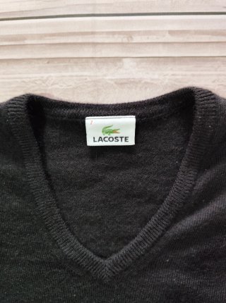 Jersey Lacoste Cuello V Hombre Talla XXL