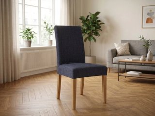 Sedia IKEA blu tessuto
