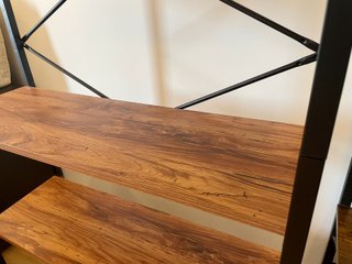Estantería madera y hierro negro 180x80cm