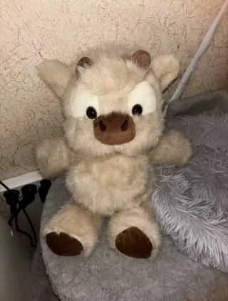 Peluche de Vaca con tela suave-Nuevo