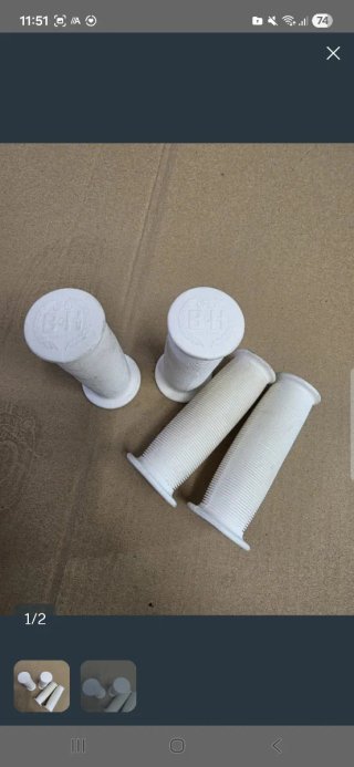 Puños BH blancos para bicicleta NOS