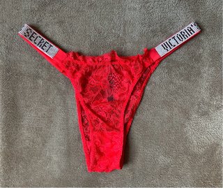 Braga brasileña Victoria's Secret Rojo encaje