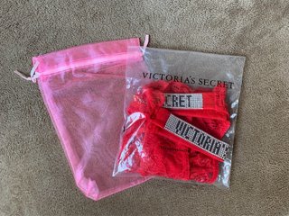 Braga brasileña Victoria's Secret Rojo encaje