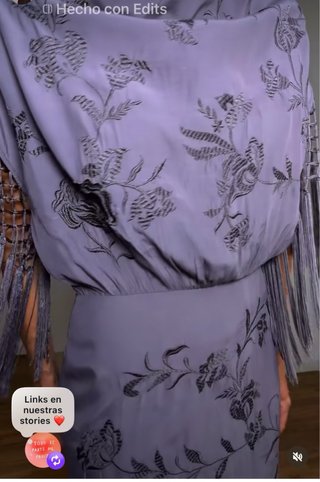 Vestido bordado flecos Talla /M zara