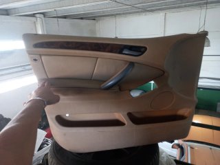 Bmw x5 2002 e53  4 paneles de puertas  beig,madera
