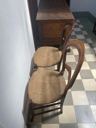 Sillas de Madera y Yute Estilo Soller