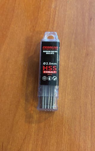 Brocas HSS Cobalto 2mm (5 uds)
