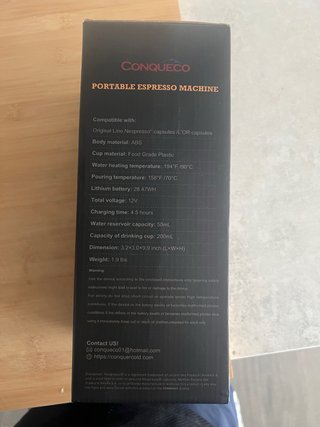 Cafetera Portátil Eléctrica