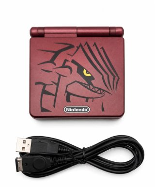Nintendo Game Boy Advance SP a tema Rosso Groudon