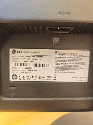 Monitor LG Flatron W2242T