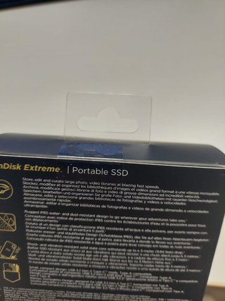 Disco duro externo SanDisk 4TB Extreme SSD NUEVO