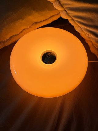 Lampada Stile IKEA Varmblixt Donut Ciambella Rosa