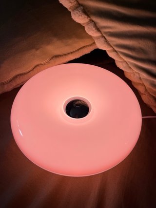 Lampada Stile IKEA Varmblixt Donut Ciambella Rosa