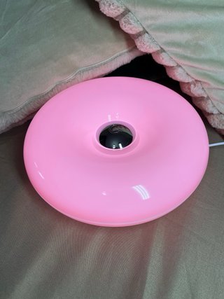 Lampada Stile IKEA Varmblixt Donut Ciambella Rosa